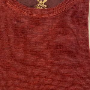 Long sleeve waffle shirt